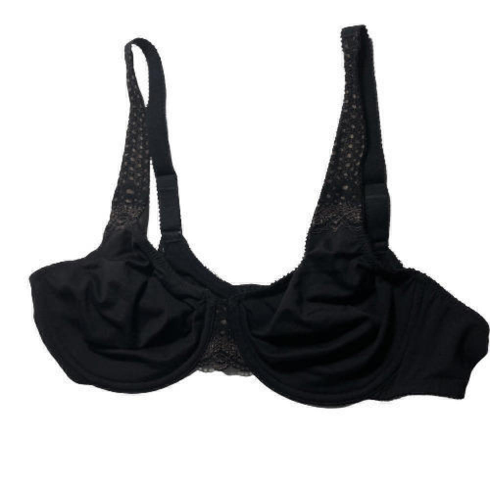 #2709-5 Wacoal 851211 Soft Embrace Full Coverage Underwire Bra Black 38C